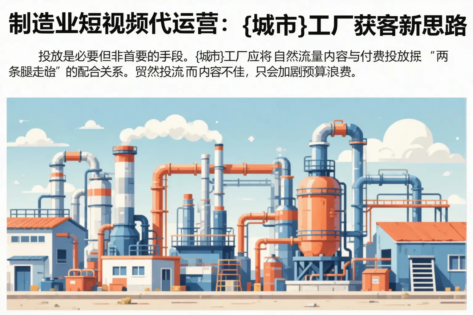 制造业短视频代运营：安庆工厂获客新思路