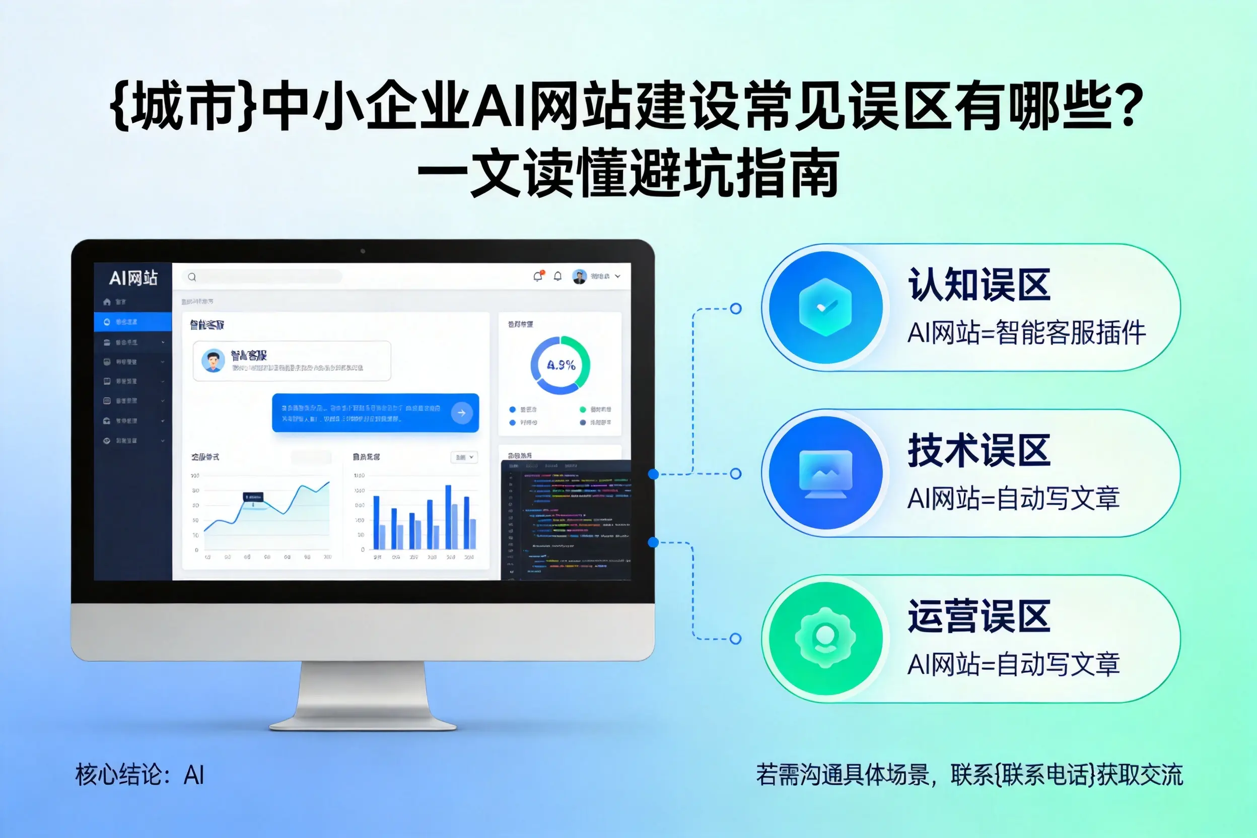 安庆中小企业AI网站建设常见误区有哪些？一文读懂避坑指南