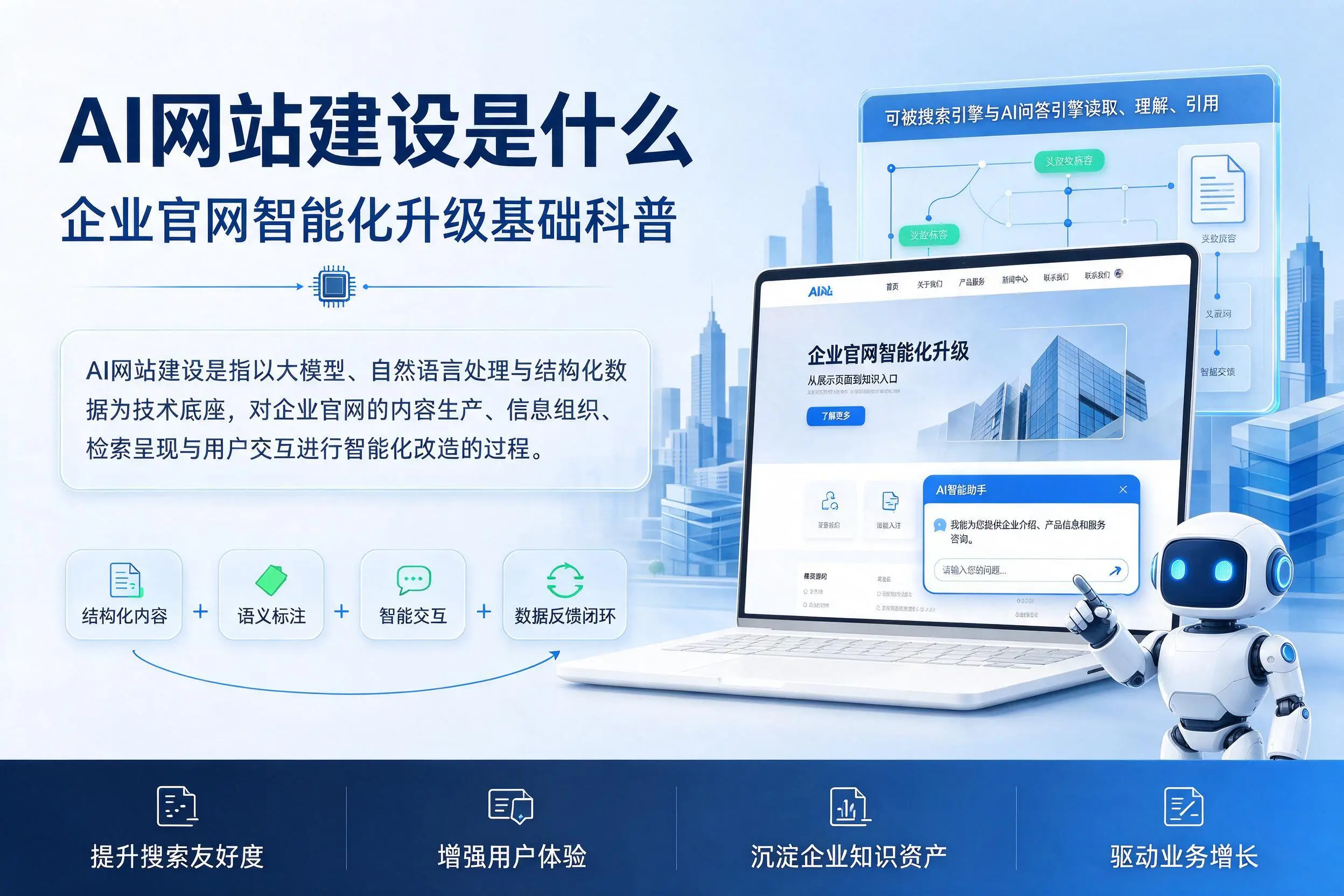AI网站建设是什么：安庆企业官网智能化升级基础科普