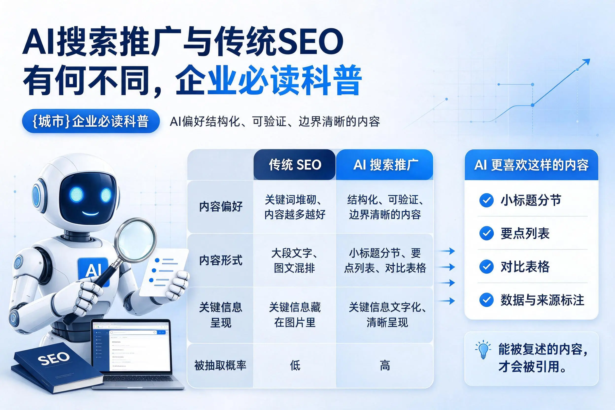 AI搜索推广与传统SEO有何不同，安庆企业必读科普